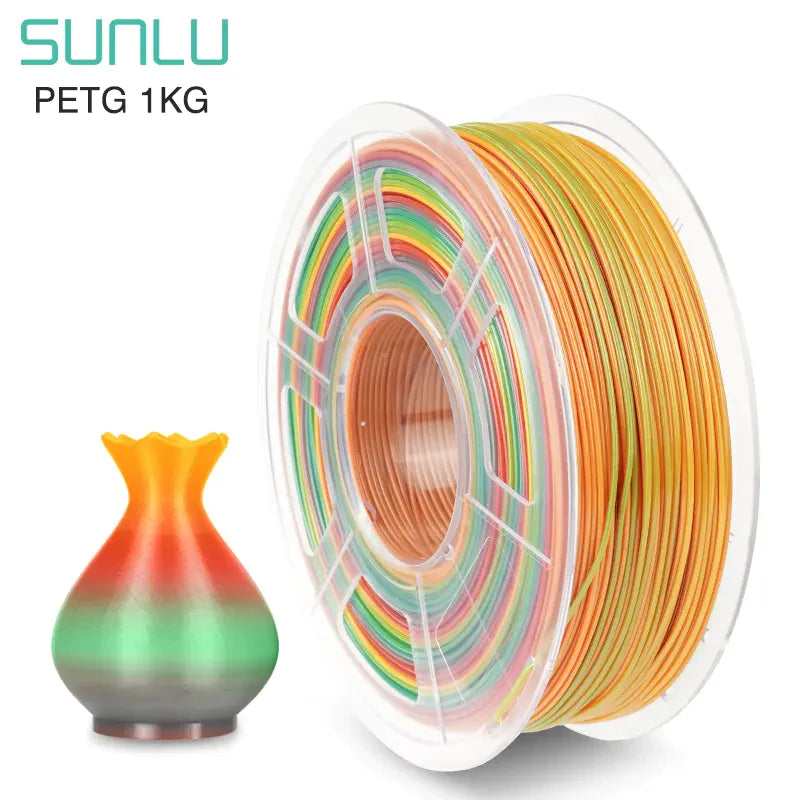 SUNLU PETG Rainbow 3D Filament 1.75mm 1KG