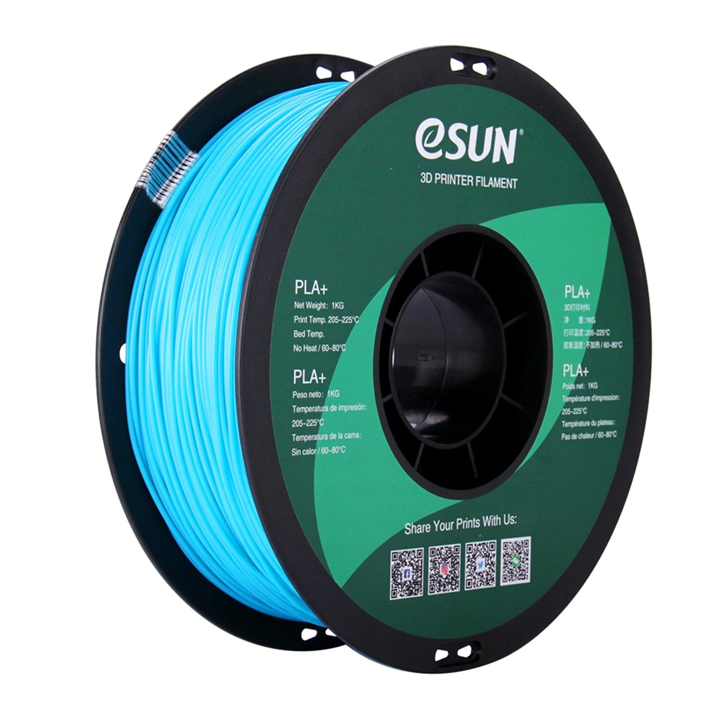 eSUN PLA+ 3D Filament 1.75mm 1KG