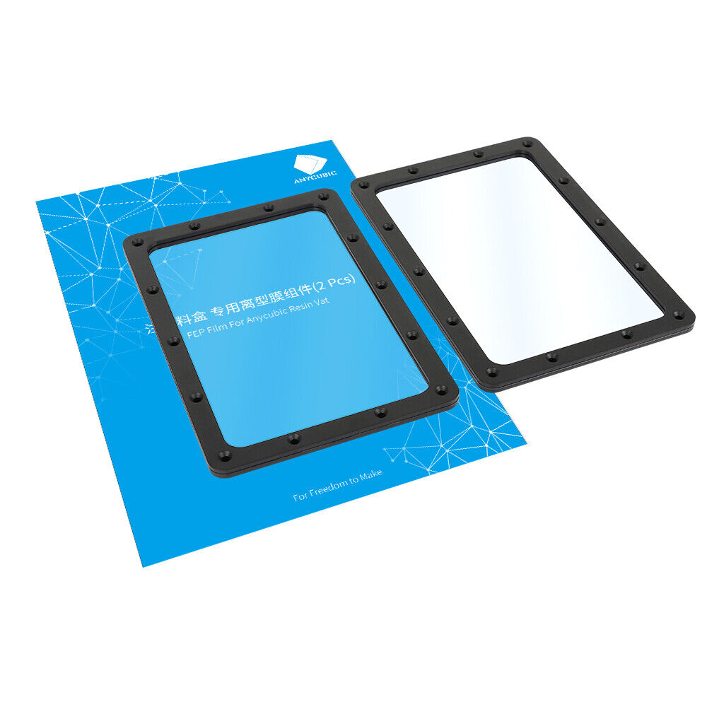 FEP Film (2-Pieces) for AnyCubic Photon Mono, Photon Mono 4K, Photon Ultra, Photon S & Photon D2