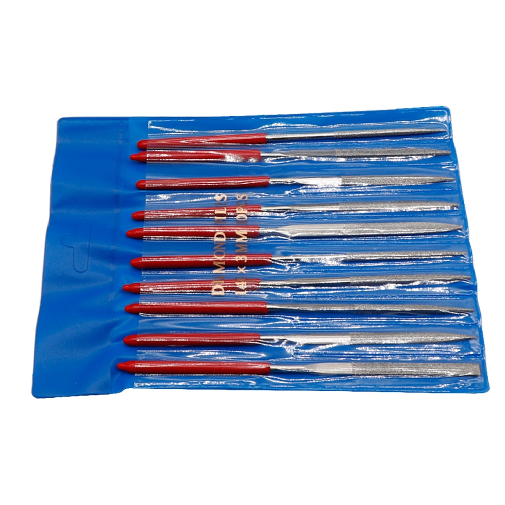 10-Pieces Diamond Mini Needle File Set