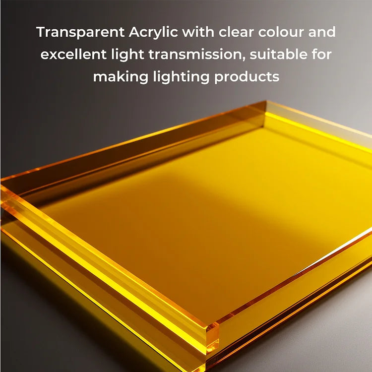 Falcon Series Transparent Acrylic Sheets | Three Colours (10-Pieces)