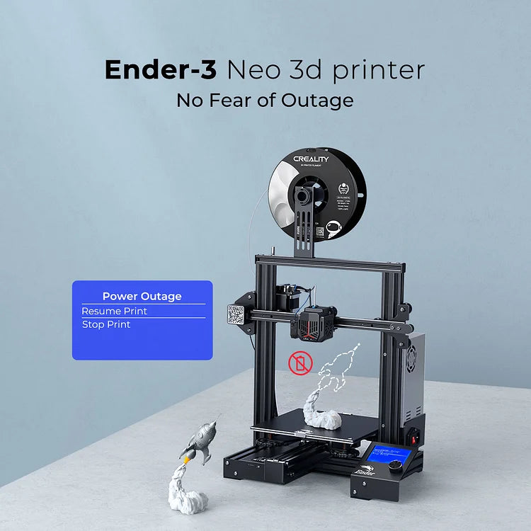 Creality Ender-3 Neo 3D Printer | Advanced, Quiet & Reliable