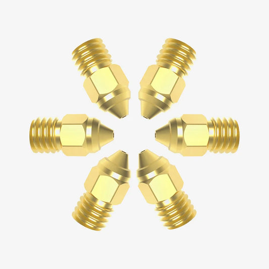 MK-ST Brass Nozzle Kit | High-Quality 5-Piece Set for Smooth 3D Printing