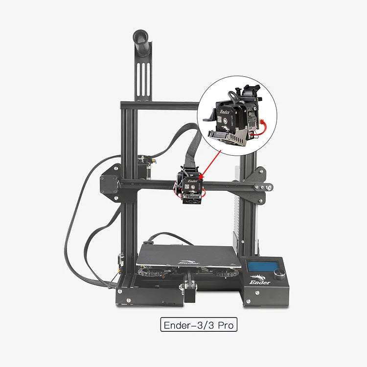 Sprite Extruder Pro Kit 300℃ Printing | High-Temperature & Dual-Gear Feeding