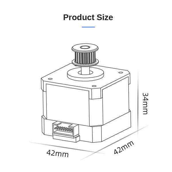 X-Axis Motor for Voxelab Aquila Series | High-Quality 3D Printer Component